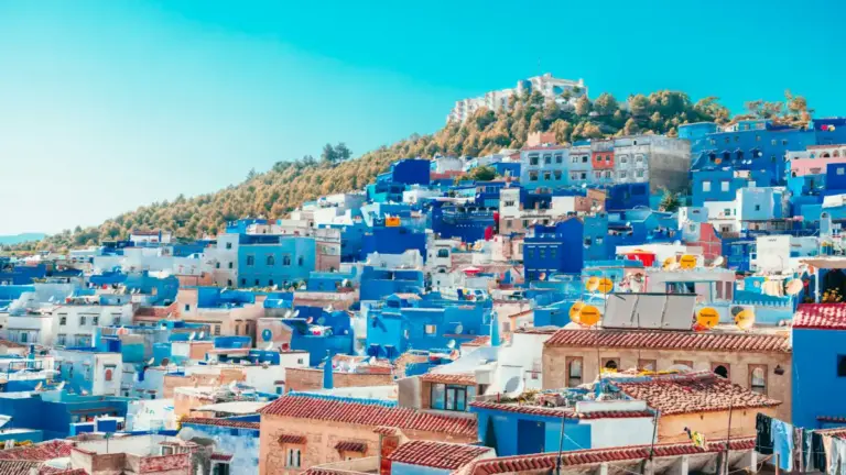Pasaporte español con sello de entrada a Marruecos
